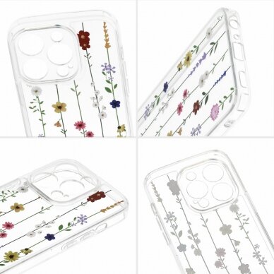 iPhone 11 clear Flower nugarėlė Design 4 4