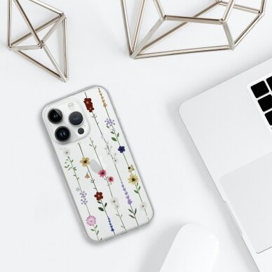 iPhone 11 clear Flower nugarėlė Design 4 5