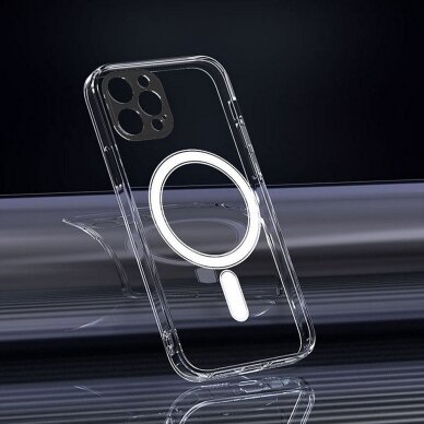 iPhone 11 clear MagColor MagSafe nugarėlė 2