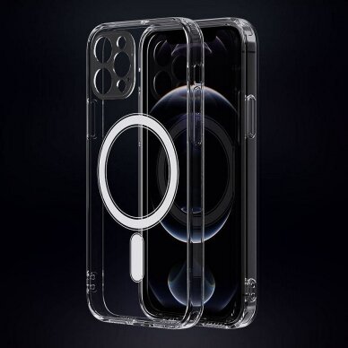 iPhone 11 clear MagColor MagSafe nugarėlė 6