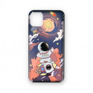 iPhone 11 clear nugarėlė Cosmonaut Design00006