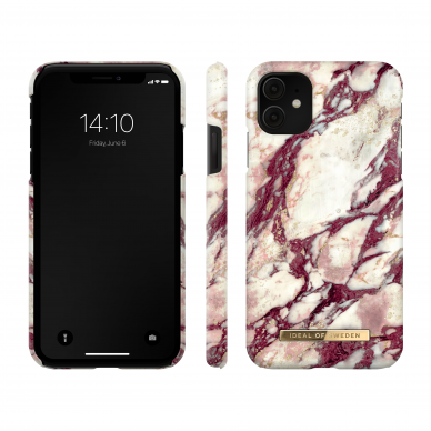 iPhone 11 iDeal Of Sweden nugarėlė Calacatta Ruby Marble 1