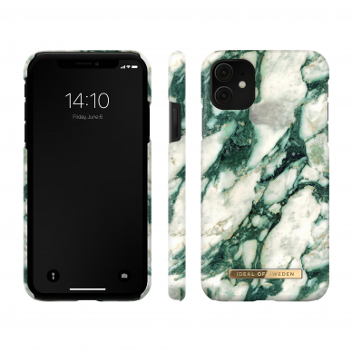 iPhone 11 iDeal Of Sweden nugarėlė Calacatta Emerald Marble 1