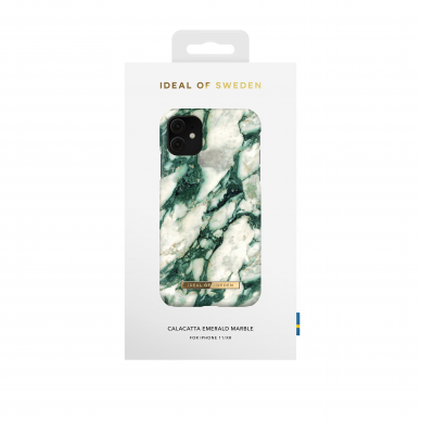 iPhone 11 iDeal Of Sweden nugarėlė Calacatta Emerald Marble 2