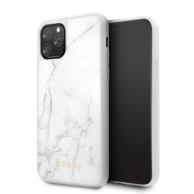 iPhone 11 PRO balta GUESS nugarėlė GUHCN58HYMAWH