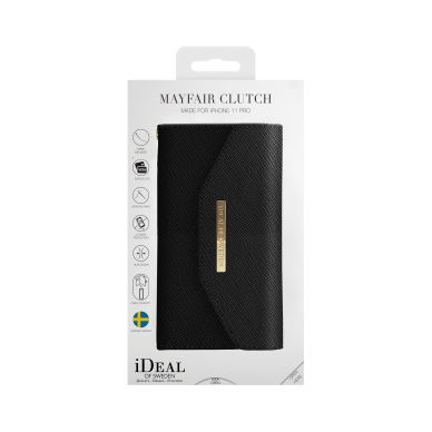 iPhone 11 PRO iDeal Of Sweden dėklas Mayfair Clutch Black 2