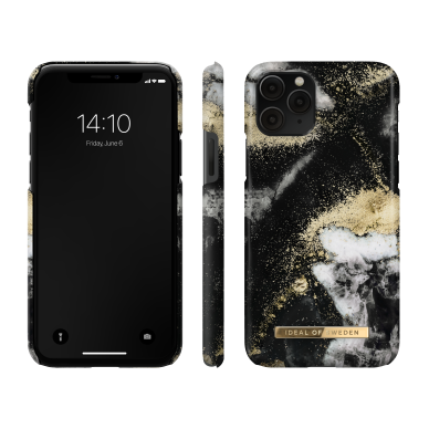 iPhone 11 PRO iDeal Of Sweden nugarėlė Black Galaxy Marble 2