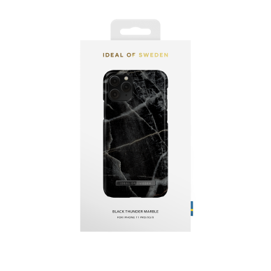 iPhone 11 PRO iDeal Of Sweden nugarėlė Black Thunder Marble 1