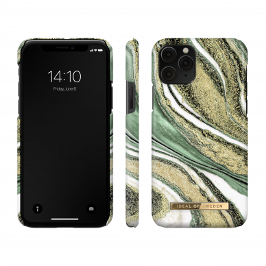 iPhone 11 PRO iDeal Of Sweden nugarėlė Cosmic Green Swirl 2