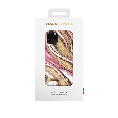 iPhone 11 PRO iDeal Of Sweden nugarėlė Cosmic Pink Swirl 1