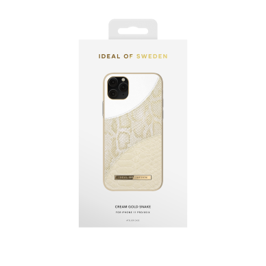 iPhone 11 PRO iDeal Of Sweden nugarėlė Cream Gold Snake 1