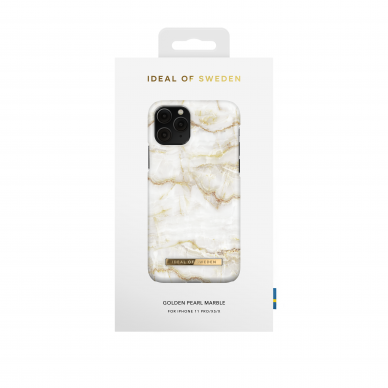 iPhone 11 PRO iDeal Of Sweden nugarėlė Golden Pearl Marble 1