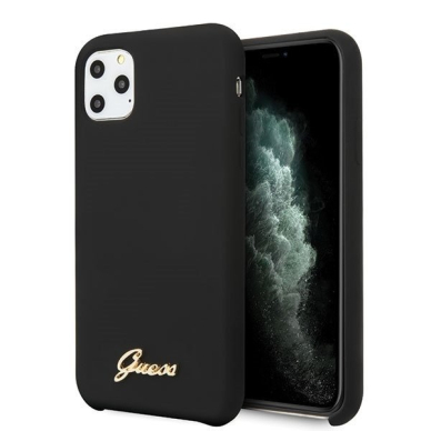 iPhone 11 PRO juoda GUESS nugarėlė GUHCN58LSLMGBK