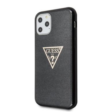 iPhone 11 PRO juoda GUESS nugarėlė GUHCN58SGTLBK 2