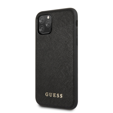 iPhone 11 PRO juoda GUESS nugarėlė GUHCN58SLSABK 2