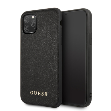 iPhone 11 PRO juoda GUESS nugarėlė GUHCN58SLSABK