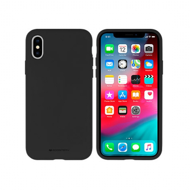 iPhone 11 PRO black MERCURY SILICONE nugarėlė 2