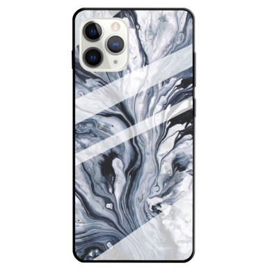 iPhone 11 PRO marble glass nugarėlė Style A purple 4