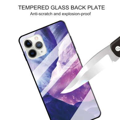 iPhone 11 PRO marble glass nugarėlė Style C 1