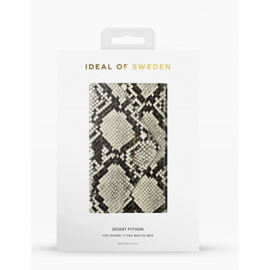 iPhone 11 PRO MAX iDeal Of Sweden dėklas Envelope Clutch Desert Python 2