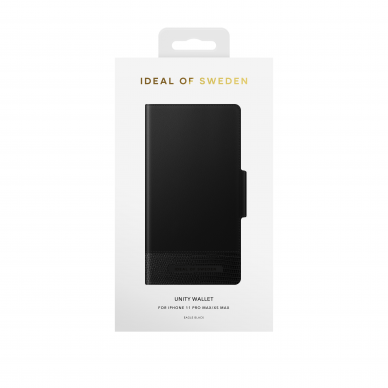 iPhone 11 PRO MAX iDeal Of Sweden dėklas Unity Wallet Eagle Black 4