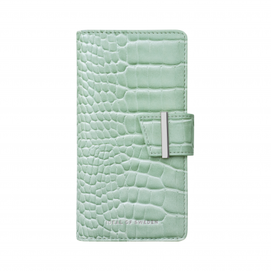 iPhone 11 PRO MAX iDeal Of Sweden dėklas Wallet Mint Croco