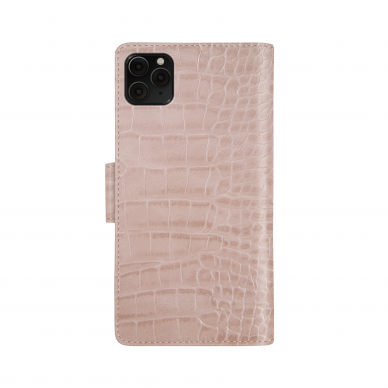 iPhone 11 PRO MAX iDeal Of Sweden dėklas Wallet Rose Croco 1