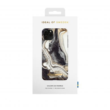 iPhone 11 PRO MAX iDeal Of Sweden nugarėlė Golden Ash Marble 2