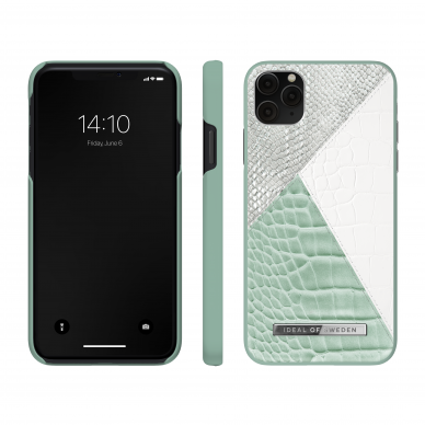 iPhone 11 PRO MAX iDeal Of Sweden nugarėlė Palladian Mint Snake 2