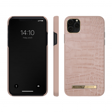 iPhone 11 PRO MAX iDeal Of Sweden nugarėlė Rose Croco 2