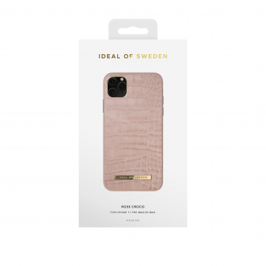 iPhone 11 PRO MAX iDeal Of Sweden nugarėlė Rose Croco 1