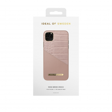 iPhone 11 PRO MAX iDeal Of Sweden nugarėlė Rose Smoke Croco 1