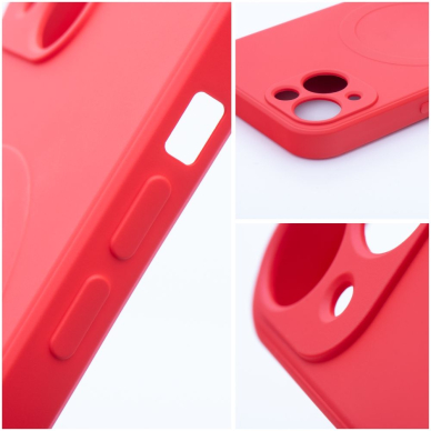 iPhone 11 PRO raudona MagSilicone nugarėlė 2