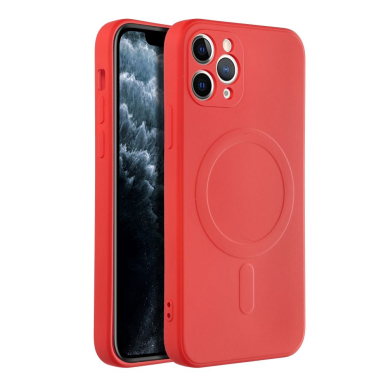 iPhone 11 PRO raudona MagSilicone nugarėlė 5