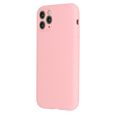 iPhone 11 Pro šviesiai rožinė no hole SILICONE nugarėlė