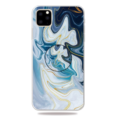 iPhone 11 PRO Tracy melsva nugarėlė Marble+pop laikiklis