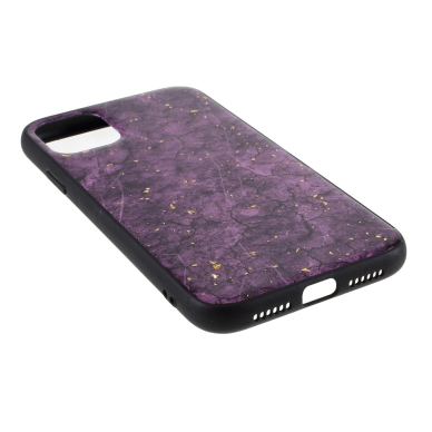 iPhone 11 Pro violetinė EPOXY MARBLE nugarėlė 4