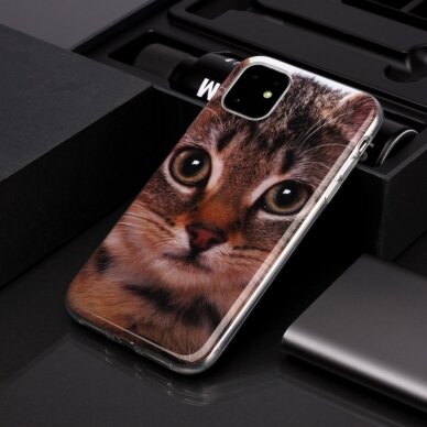 iPhone 11 Tracy nugarėlė Cat Face 3