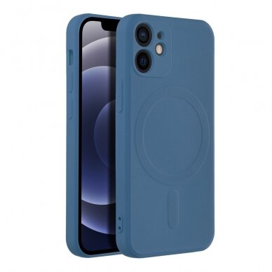 iPhone 12 MINI blue MagSilicone nugarėlė 1