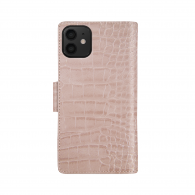 iPhone 12 MINI iDeal Of Sweden dėklas Wallet Rose Croco 1