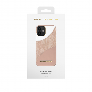 iPhone 12 MINI iDeal Of Sweden nugarėlė Blush Pink Snake 2