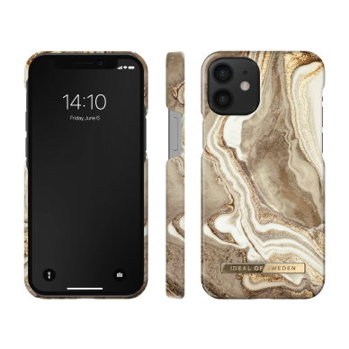 iPhone 12 MINI iDeal Of Sweden nugarėlė Golden Sand Marble 2