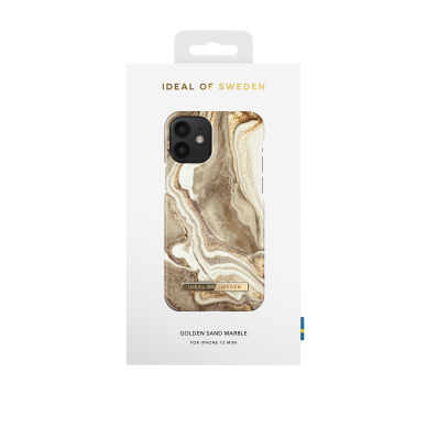 iPhone 12 MINI iDeal Of Sweden nugarėlė Golden Sand Marble 1