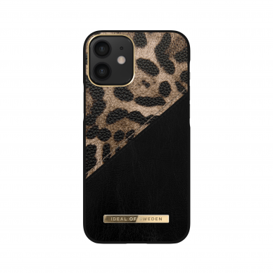 iPhone 12 MINI iDeal Of Sweden nugarėlė Midnight Leopard