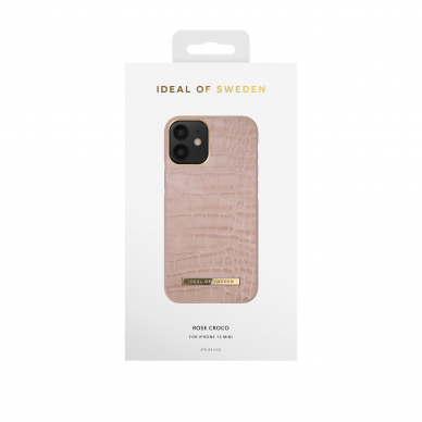 iPhone 12 MINI iDeal Of Sweden nugarėlė Rose Croco 2