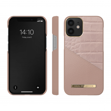 iPhone 12 MINI iDeal Of Sweden nugarėlė Rose Smoke Croco 2