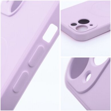 iPhone 12 MINI pink MagSilicone nugarėlė 8