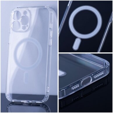 iPhone 12 PRO clear MagSilicone nugarėlė 3