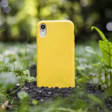 iPhone 12 Pro Max geltona ECO wheat nugarėlė 1