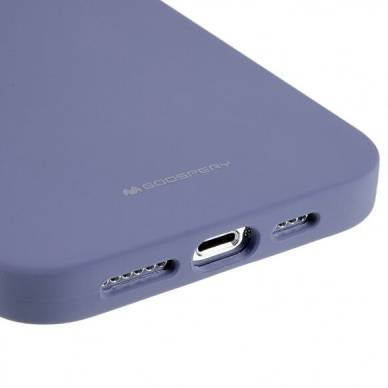 iPhone 12 PRO MAX grey blue MERCURY SILICONE nugarėlė 1